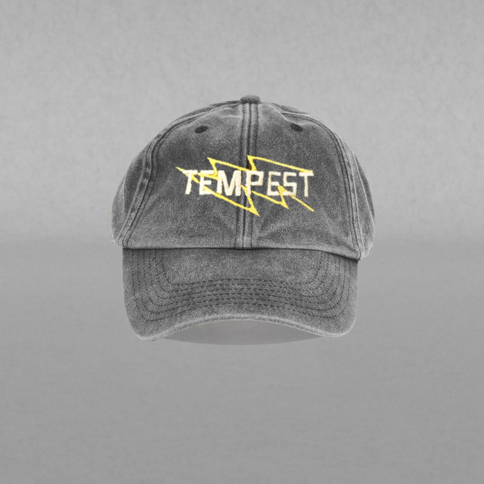 TEMPEST VINTAGE LOW PROFILE CAP (BLACK)